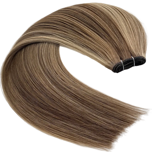 Trames/Welf - Brun moyen méché blond foncé #4/8/18 - HAVANA