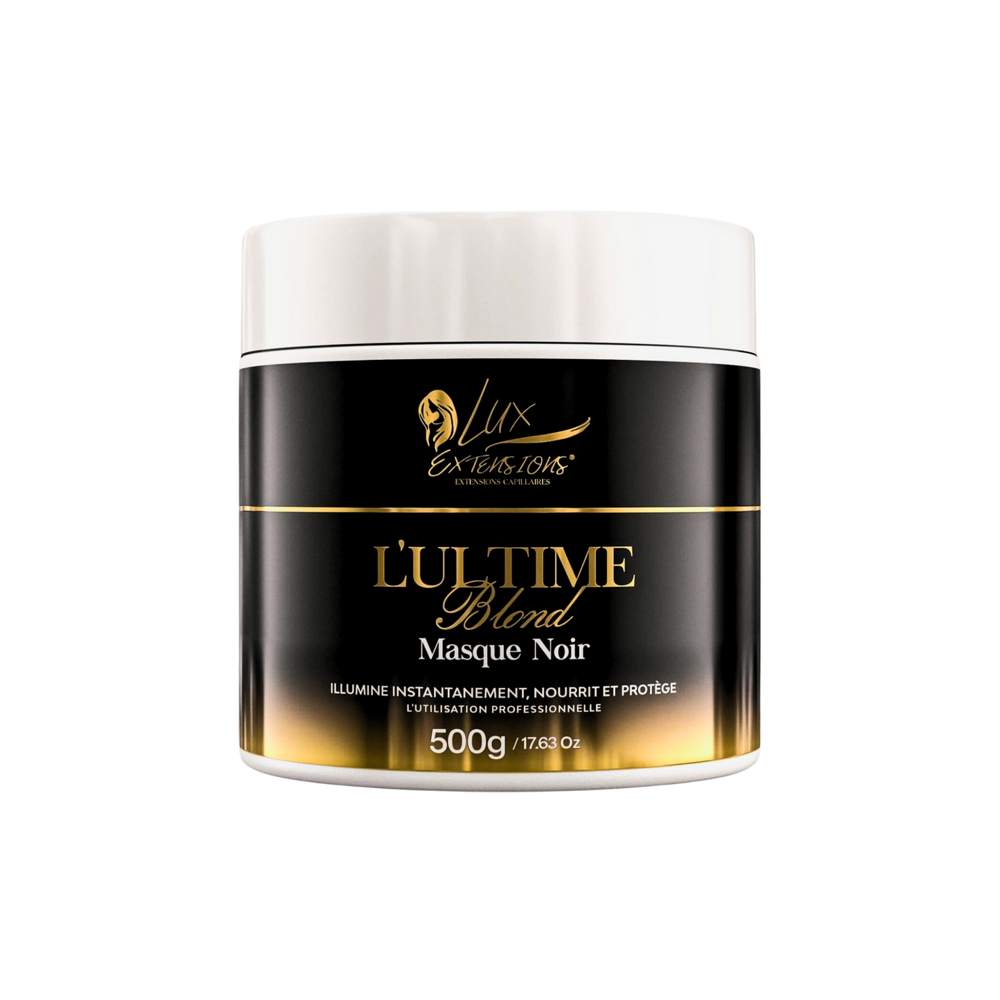 Ultime blond masque noir Lux Extensions