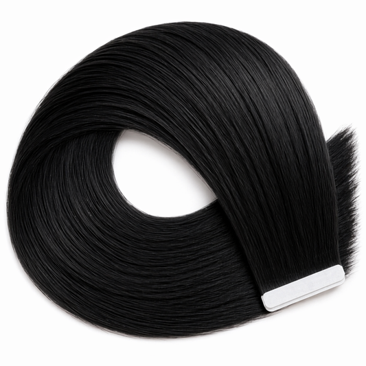 Lux Extensions bandes adhésives cheveux noir #1 - Dubai