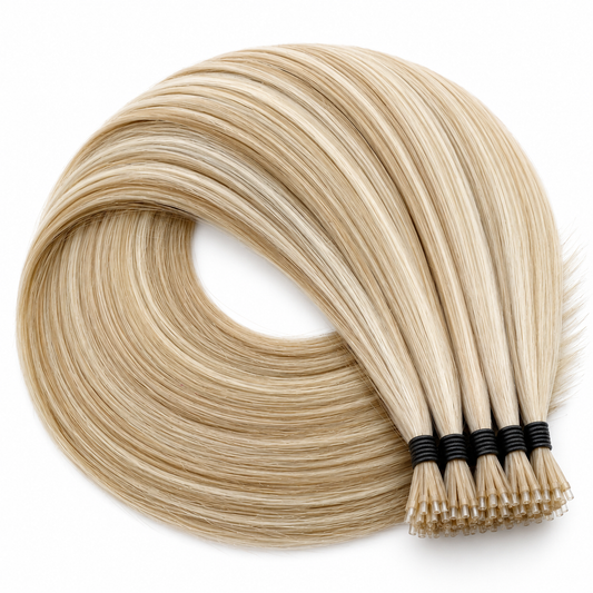 I-Tip Blond clair méché blond foncé #613/18 - MYKONOS