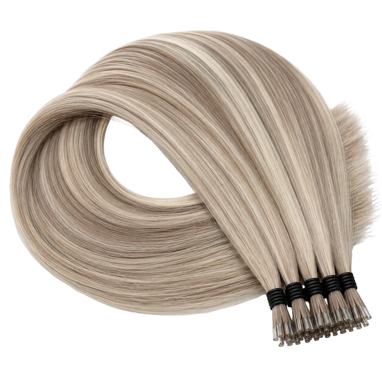 I-Tip Châtain clair méché blond clair #75 - PRAGUE