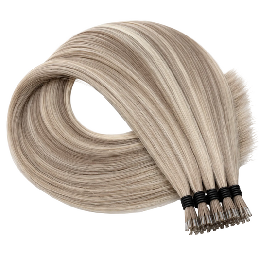 I-Tip Châtain clair méché blond clair #75 - PRAGUE