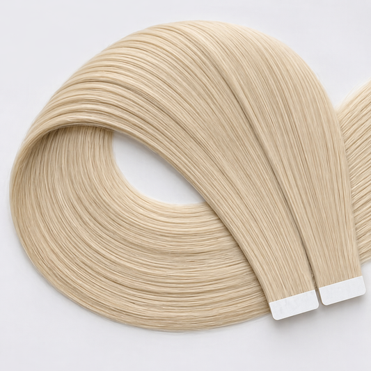 Lux Extensions Blond perle éclatant et lumineux #613 SANTORINI Bandes Adhésives