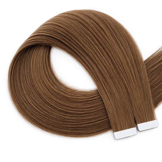 Lux Extensions Brun cendré doux et noble #5 VIENNE Bandes adhésives