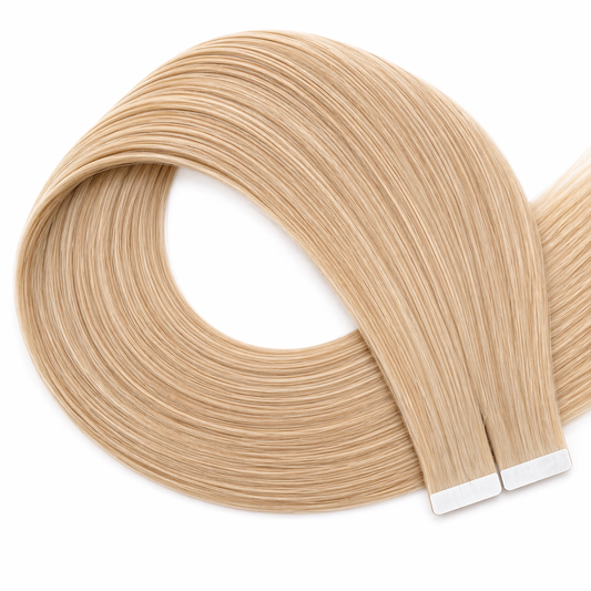 Lux Extensions Blond meché blond cendré #M18/613 PORTOFINO bandes adhésives