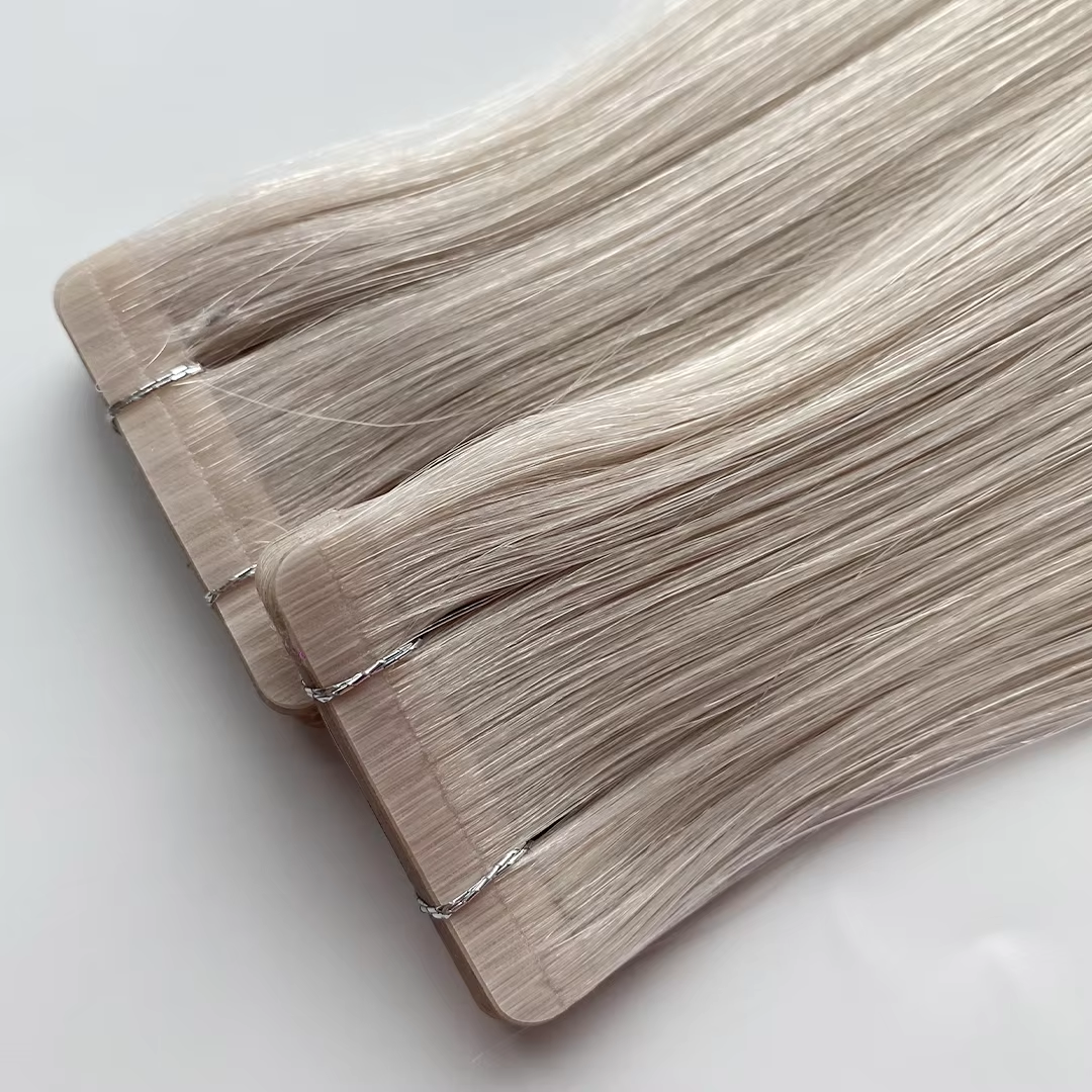 Lux Extensions Rallonges cheveux #SILVER (Montreal) Bandes Adhésives