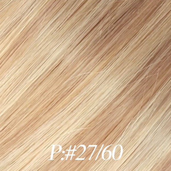 Lux Extensions Rallonges cheveux Blond cuivré blond #P27/60 Bandes Adhésives