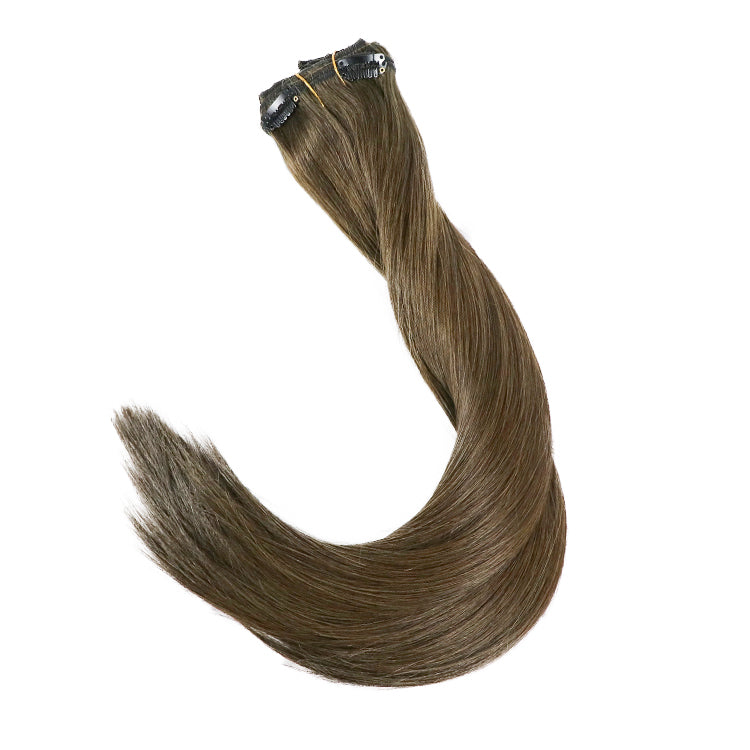 Lux Extensions Rallonges cheveux Brun Foncé # 2 CLIPS