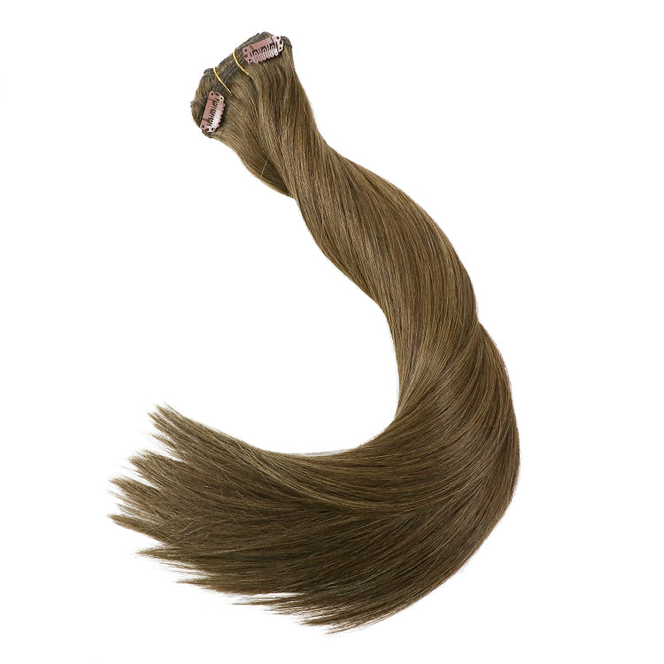 Lux Extensions Rallonges cheveux Brun Naturel # 4 CLIPS