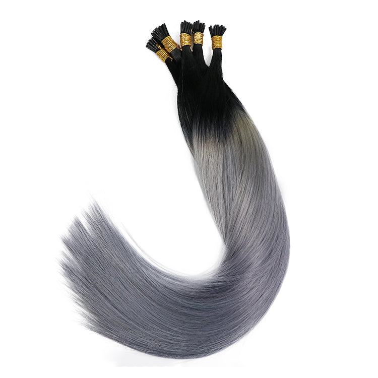 Lux Extensions Rallonges cheveux Noir brun #SILVER I-TIP