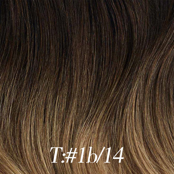 Lux Extensions Rallonges cheveux NOIR BRUN-BLOND DORÉ/BLACK BROWN-GOLD BLOND