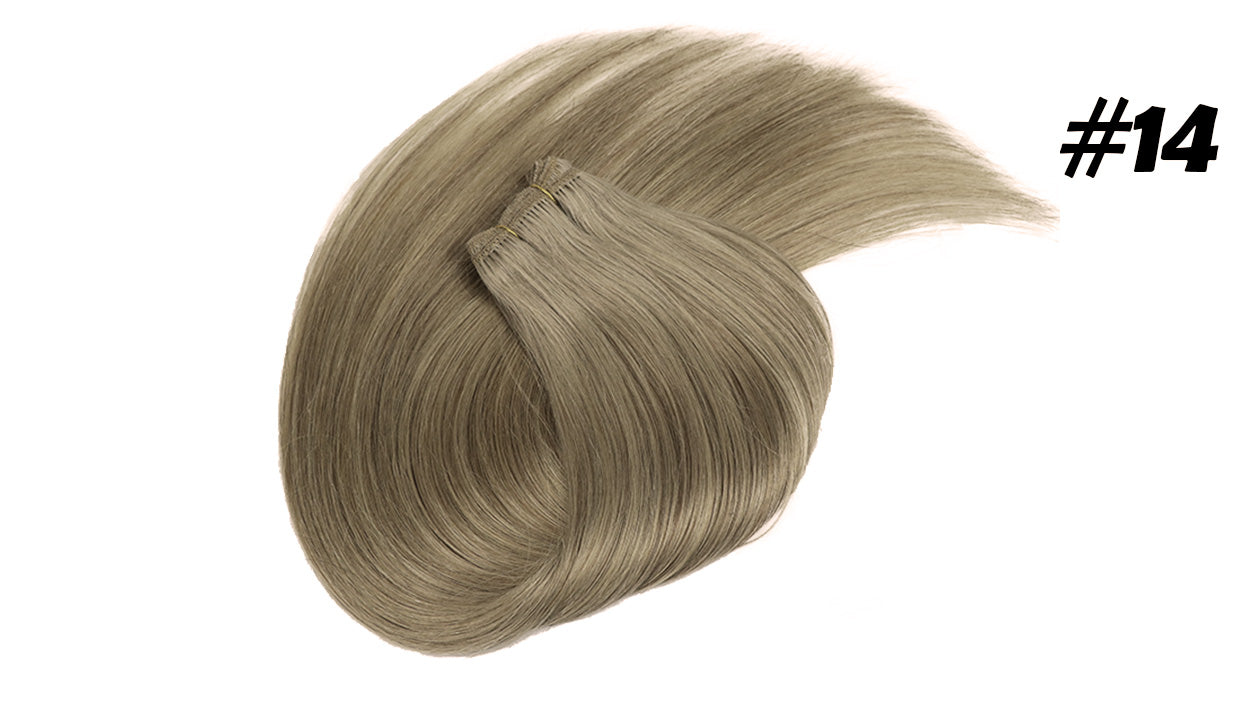 Lux Extensions Rallonges cheveux Blond Doré # 14 Trames