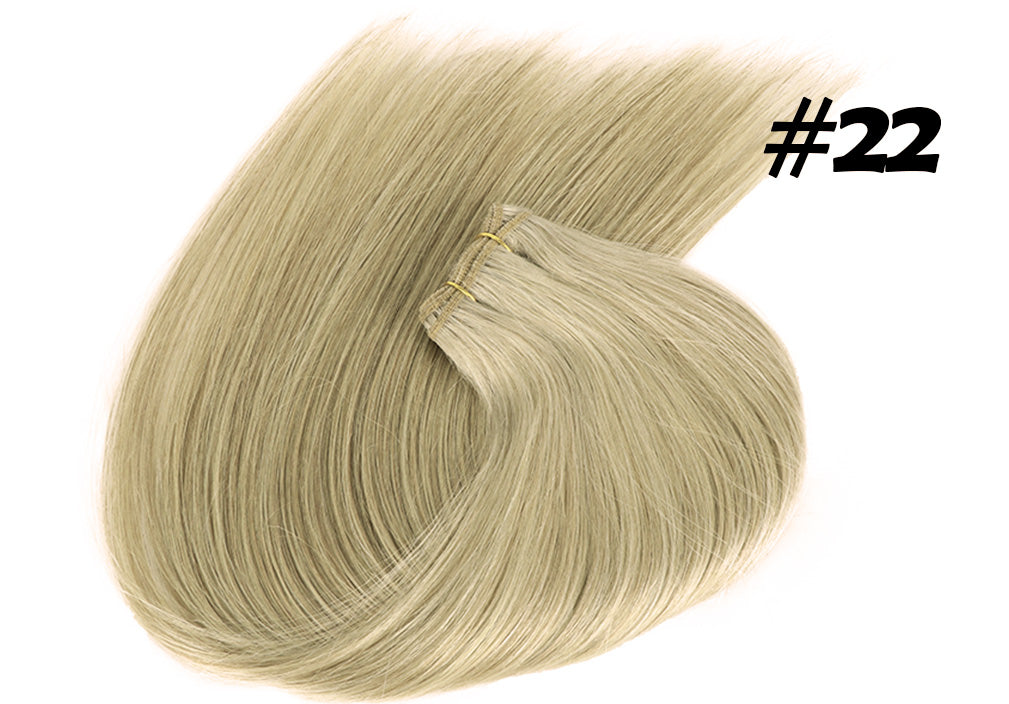 Lux Extensions Rallonges cheveux Blond Été # 22 Trames