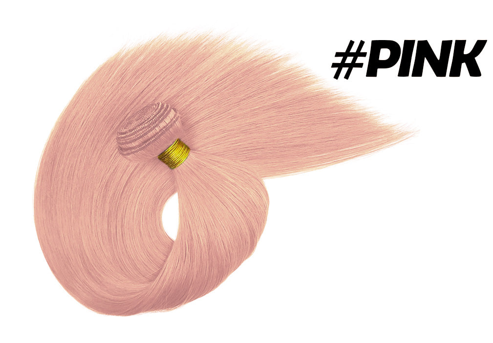 Lux Extensions Rallonges cheveux Rose Manga #PINK Trames