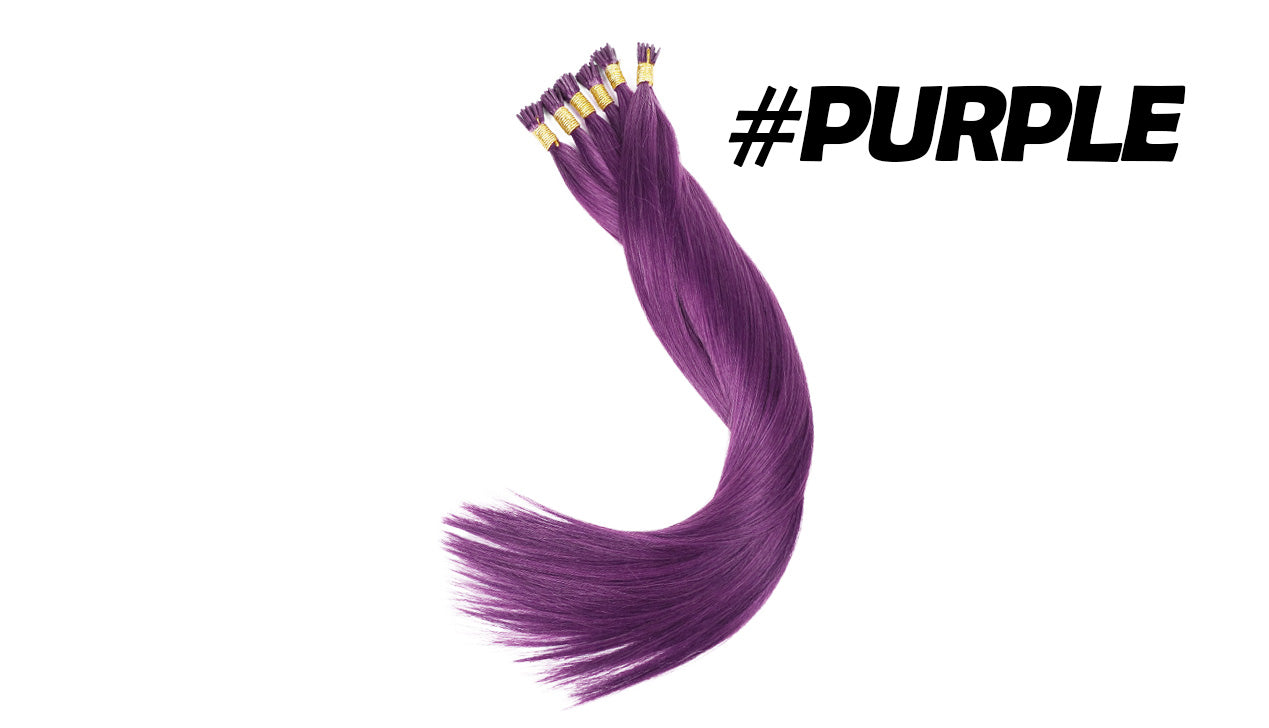Lux Extensions Rallonges cheveux Ultra Violet #PURPLE I-TIP