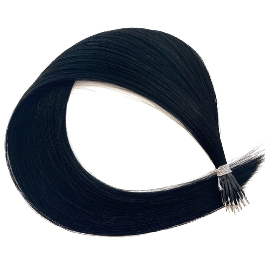 Lux Extensions Rallonges cheveux Noir #1 Dubai Nano Ring