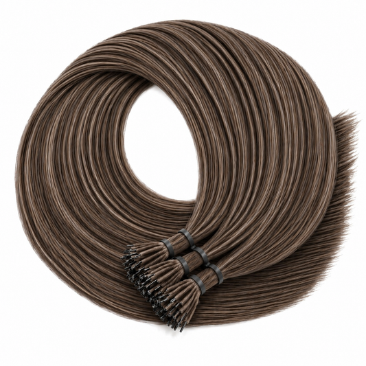 Nano ring - Brun moyen méché blond foncé #4/8/18 HAVANA