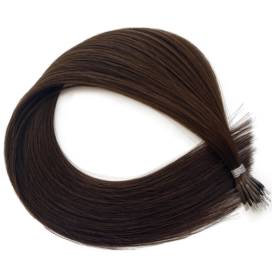 Lux Extensions Rallonges cheveux Brun Naturel #4 Paris  Nano Ring