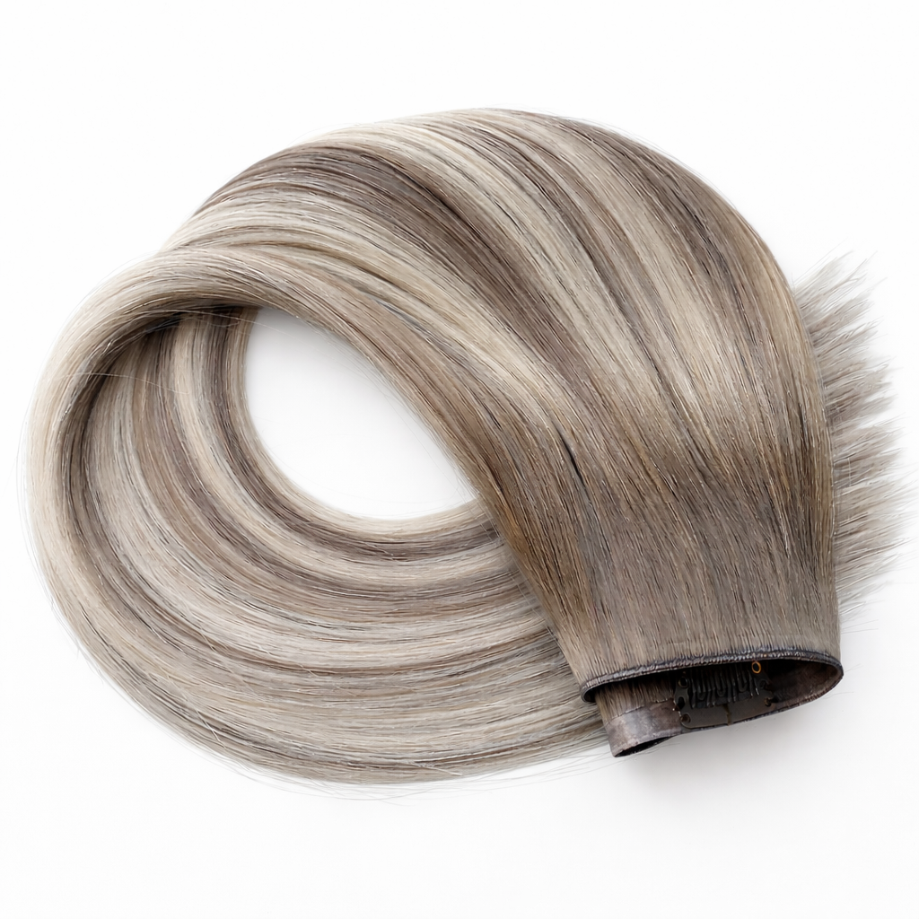 Trame genius weft - Chatain clair méché blond clair #75 PRAGUE