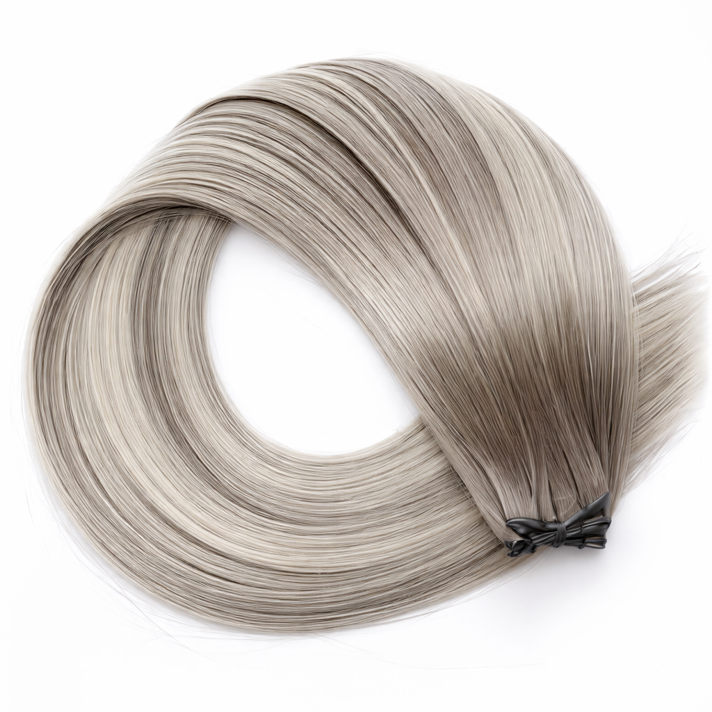 Trame genius weft - Blond cendré ombré, meché blond clair #80 BORA BORA
