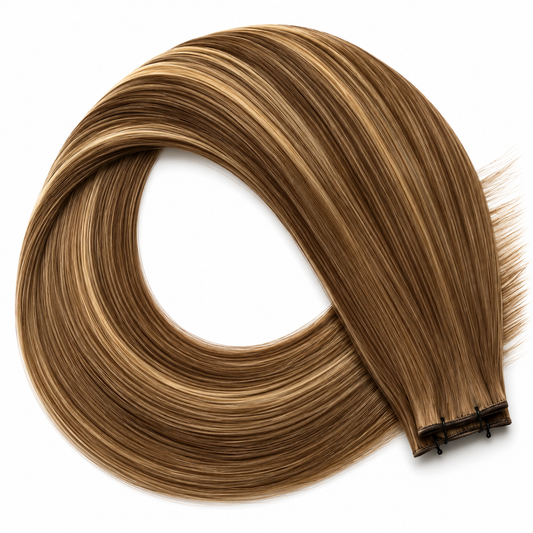 Clips - Brun pâle meché blond doré #71 - DAMAS