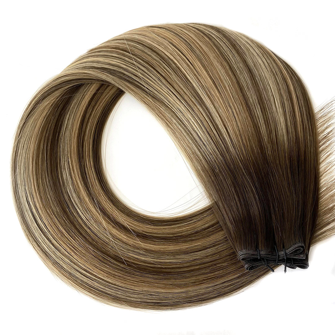 Trames/Welf - Brun ombré méché, blond doré foncé #83 - GENÈVE