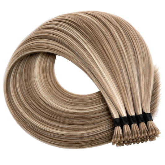 I-Tip Châtain foncé méché blond clair #8/613 - LISBONNE
