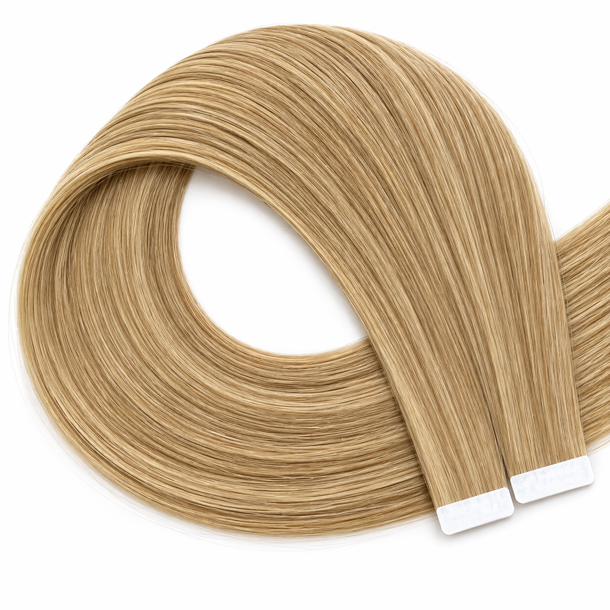 Bandes adhésives - Brun doré moyen méché blond foncé #10/24 - CAPRI