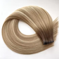 Trame Genius WEFT Habit Method Ombré châtain foncé blond doré méché châtain foncé  # waichow