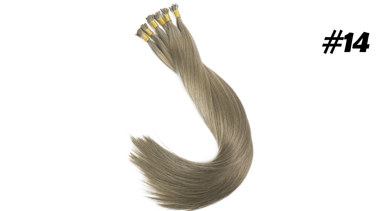 Lux Extensions Rallonges cheveux Blond Doré # 14 I-TIP