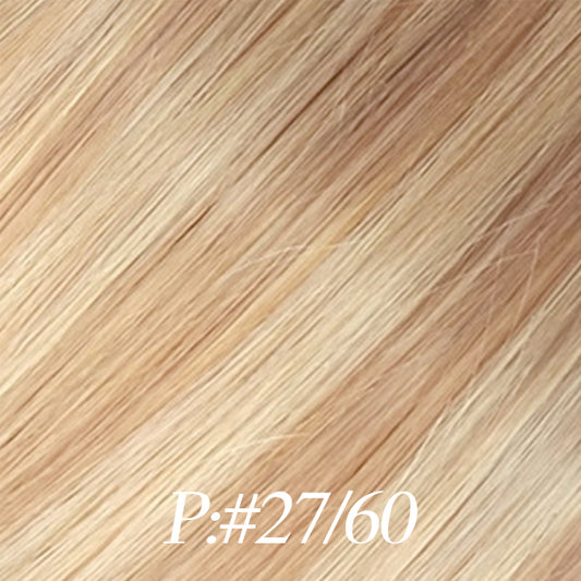 Lux Extensions Rallonges cheveux Blond Cuivré- Blond ##P27/60 Nano Ring