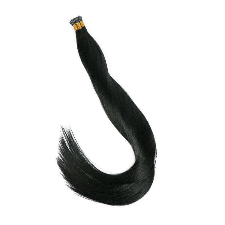 Lux Extensions Rallonges cheveux Noir Doux # 1b I-TIP