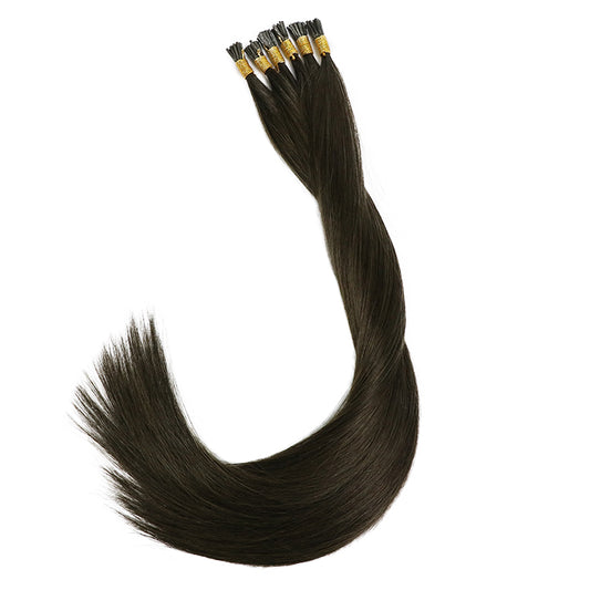 Lux Extensions Rallonges cheveux I TIP/ BRUN FONCÉ #2