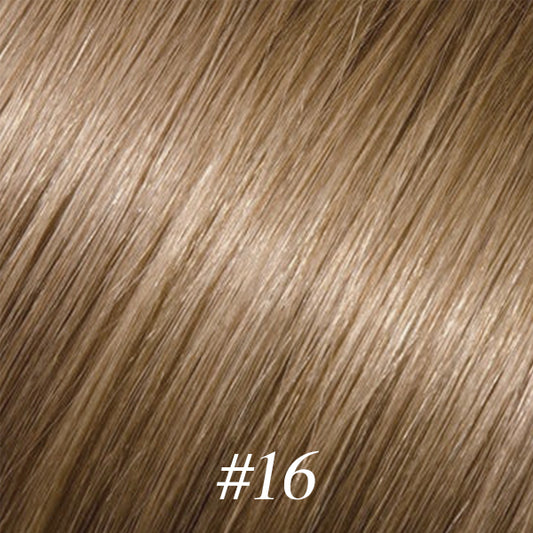 Lux Extensions Rallonges cheveux Chatain Clair # 16 I-TIP