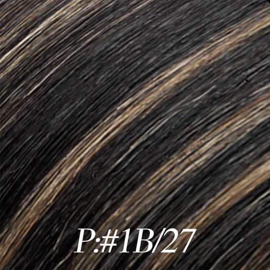 Lux Extensions Rallonges cheveux Noir brun- Roux blond  #P1b/27 I-TIP