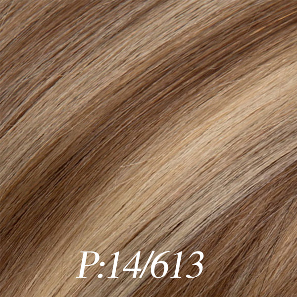 Lux Extensions Rallonges cheveux Blond Doré Blond Été ##P14/613 Nano Ring