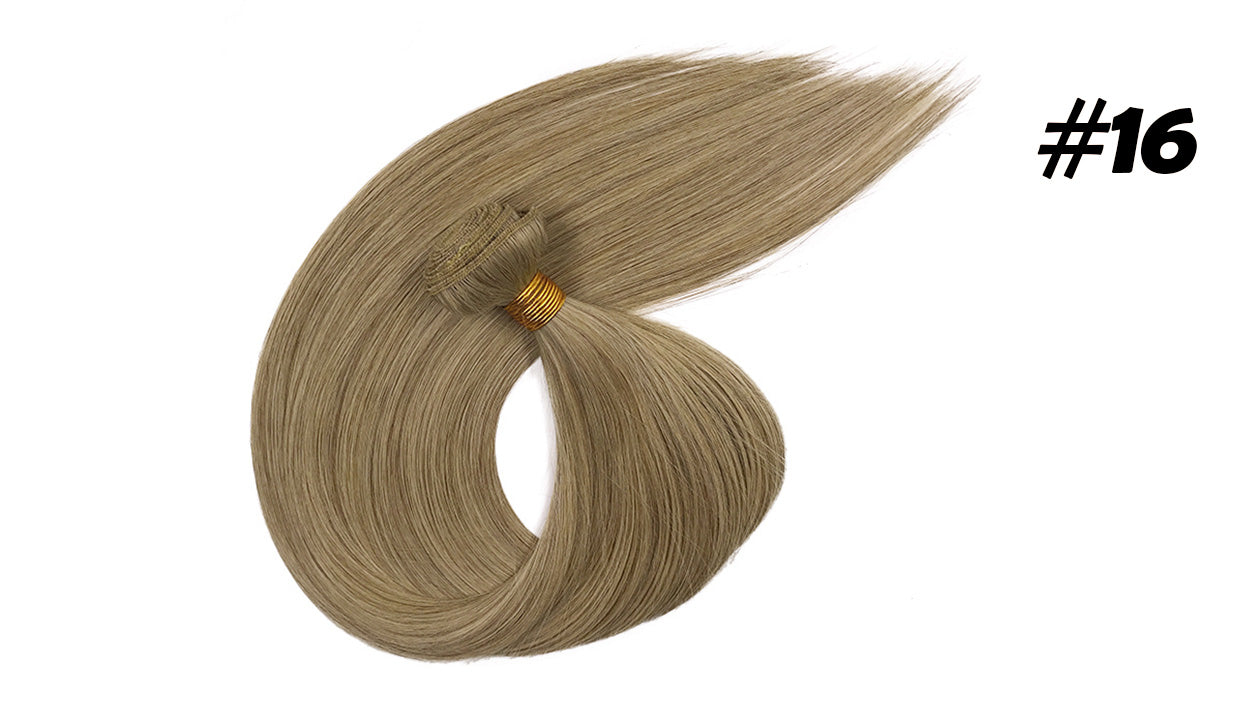 Lux Extensions Rallonges cheveux Chatain Clair  #16 Trames