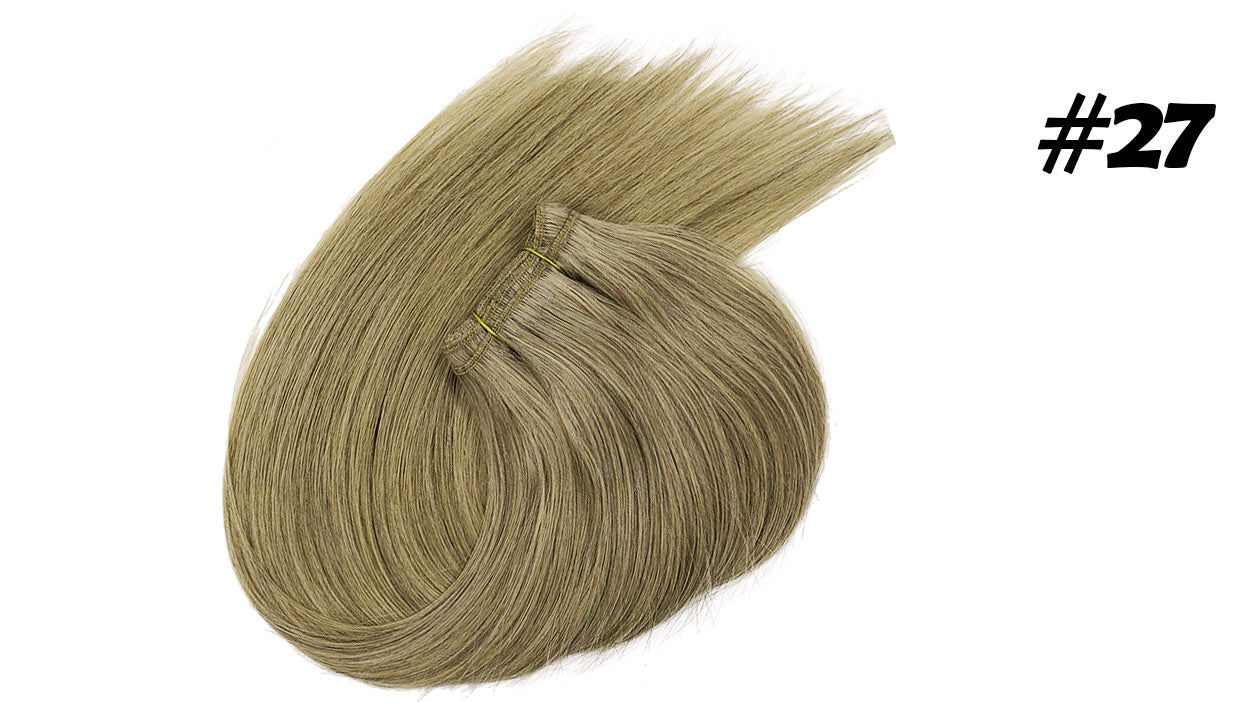 Lux Extensions Rallonges cheveux Blond Cuivré- Copper Blond Trames #27